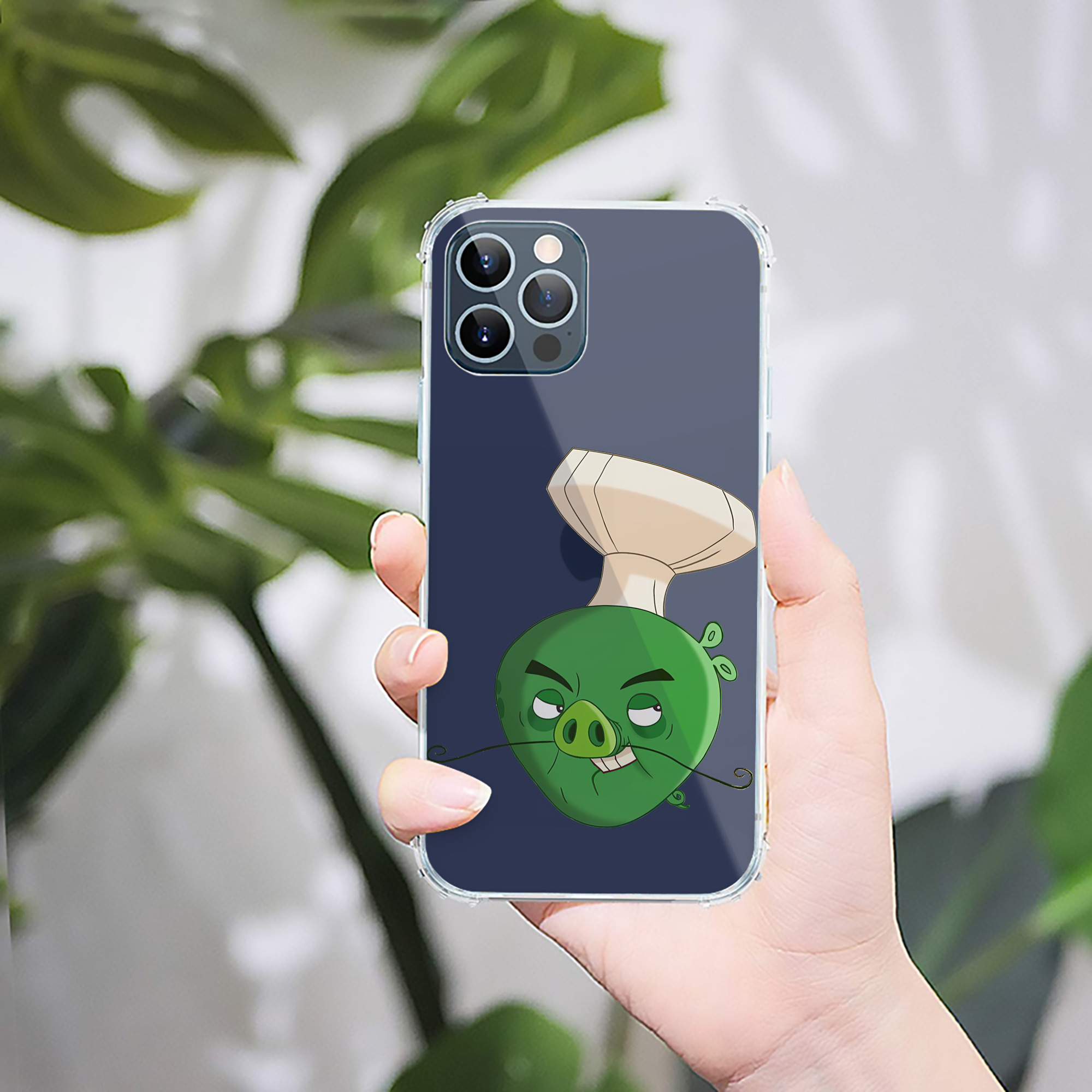 （画像用） Angry Birds アングリーバード 【iPhone 12シリーズ対応】透明スマホケース（クリアソフトケース）